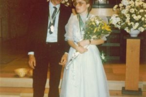 Meiweek 1984 Meipaar in de kerk